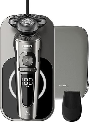 Philips Prestige Wet & Dry Electric Shaver For Men, Black & Silver, Sp9860/13.