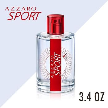 AZZARO Sport Men's Eau de Toilette, 100 ml