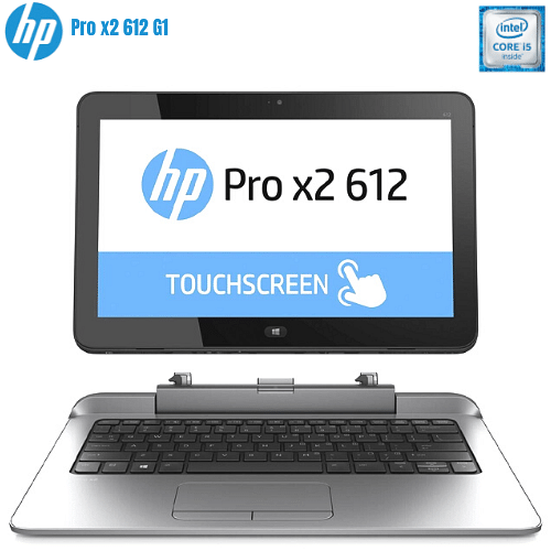 كمبيوتر محمول HP Pro X2 612 G2 بشاشة لا تعمل باللمس مقاس 12.5 بوصة ومعالج M3 / الجيل السابع / ذاكرة وصول عشوائي سعتها 4 جيجابايت / محرك أقراص صلبة سعة 128 جيجابايت / بطاقة رسومات إنتل عالية الدقة 615 إنجليزي أسود