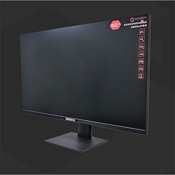 شاشة الألعاب Gameon GO32UHD144IPS 32 بوصة UHD ، 144 هرتز IPS Panel 2.1 HDMI - أسود