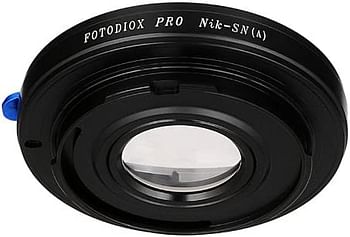 Fotodiox Pro Lens Mount Adapter - Nikon Nikkor F Mount D/SLR Lens to Sony Alpha A-Mount (and Minolta AF) Mount SLR Camera Body/Black