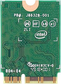 MQUPIN Intel Dual Band Wireless AX201NGW 2.4GB 802.11ax Wireless Intel AX201 WiFi Card 5.0 for Windows 10، 64-bit، نظام Google Chrome OS, Linux (5.2 Kernel System أعلاه) (AX201NGW)