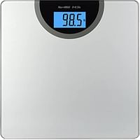 BalanceFrom Digital Body Weight Bathroom Scale with Step-On Technology and Backlight Display, 400 Pounds [Newest  ] Silver