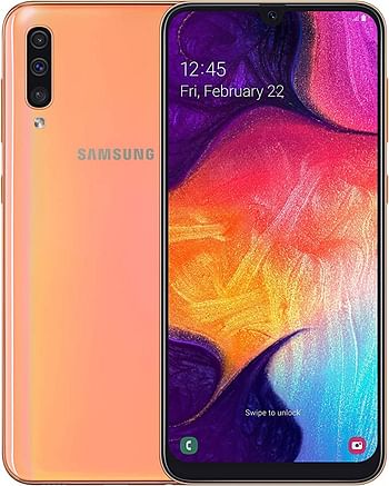 Samsung Galaxy A50 4GB Ram 128GB 25 MP 6.4 Single Sim - Coral