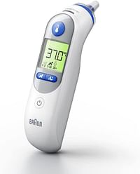 Braun IRT 6525 Healthcare ThermoScan 7 Ear thermometer with Age Precision (accurate, convenient, temperature screening, fever, fast, easy to use) and Night Mode