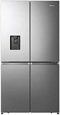 Hisense French Door Refrigerator, 749 Liters, Digital Control, Silver, Model RQ749N4ASU