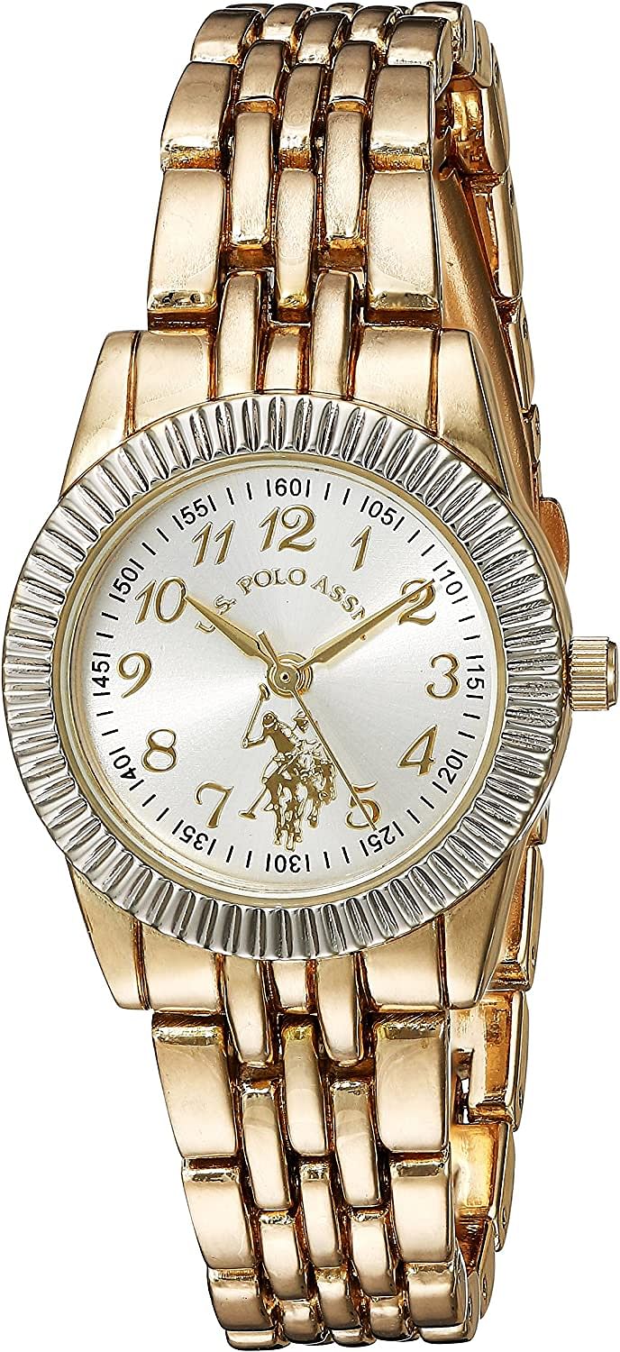 U.S. Polo Assn. Women's Silver Dial Alloy Band Watch - USC40098