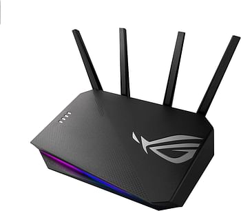 ASUS ROG Strix AX5400 WiFi 6 Gaming Router (GS-AX5400) - Dedicated Gaming Port, VPN Fusion, Lifetime Free Internet Security, Instant Guard, AiMesh, Adaptive QoS, Port Forwarding, Aura RGB - Black