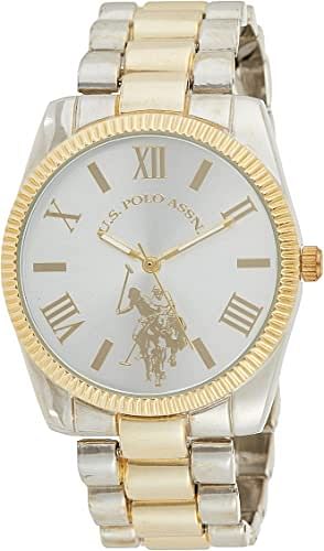 U.s. Polo Assn Women's Quartz Stainless Steel and Alloy Watch Usc40253 - Two Tone