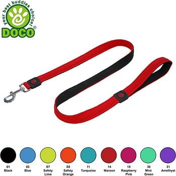 Doco® Jelly Bean Leash 6Ft (Dca1160) Sizes - XS, Color - Safety Orange