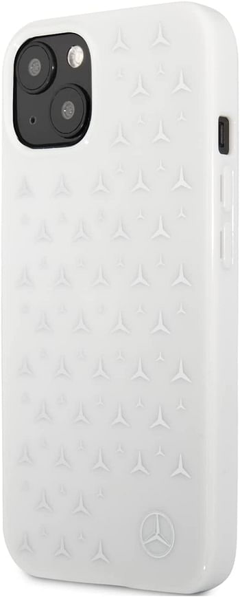 CG MOBILE Mercedes Benz PC/TPU Case With Electroplated Stars Pattern 13 - WHITE