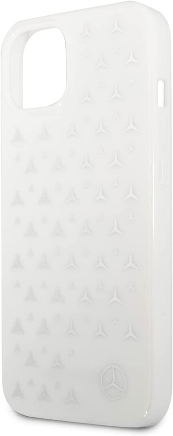 CG MOBILE Mercedes Benz PC/TPU Case With Electroplated Stars Pattern 13 - WHITE