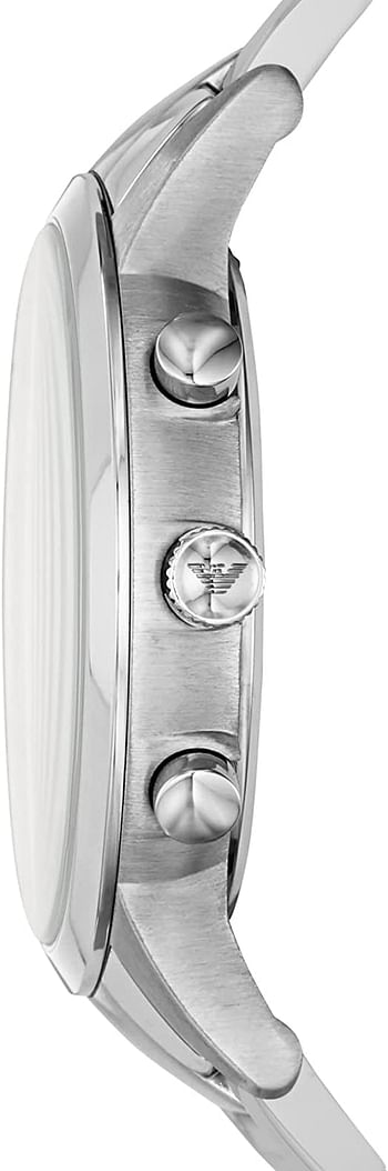 Emporio Armani Men's Quartz Watch, Chonograph Display and Stainless Steel Strap AR11164 /Silver/One Size