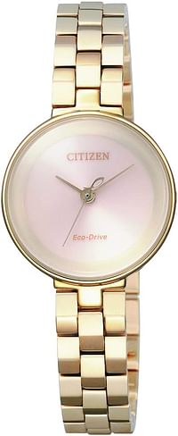 CITIZEN Womens Solar Powered Watch, Analog Display and Stainless Steel Strap EW5503-59W