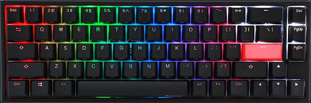 Ducky One 2 Sf 65% Cherry Blue Rgb Switch, Cherry Mx Blue, Dkon1967St-CUSpdazt1