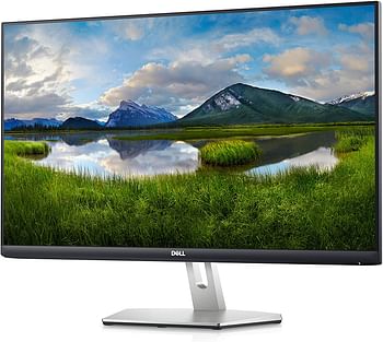 Dell S2721H 27 Inch Full HD (1920x1080) Monitor, 75Hz, IPS, 4ms, AMD FreeSync, Built-in Speakers, Ultrathin Bezel, 2XHDMI - Silver