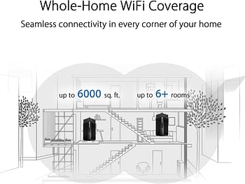 ASUS ZenWiFi Pro XT12 AX11000 Tri-Band WiFi 6 Mesh WiFi System (1 pack) - Black