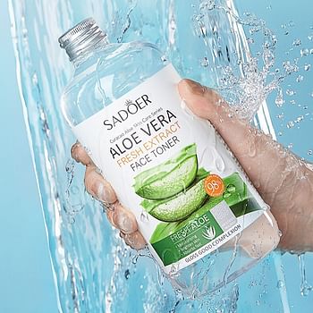 Sadoer Aloe Vera Juice Leaf Extract Face Toner 500 ml