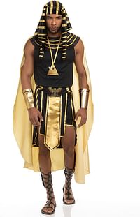 Dreamgirl mens King of Egypt Adult Fashion Costume King of Egypt Adult Fashion Costume (pack of 6)