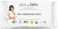 Eco by Naty Wet Wipes Unscented 56 pieces