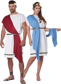 Adult Party Toga Costume, Multi, L/XL