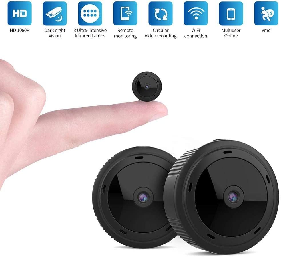 Mini Spy Camera, OOOUSE Mini WiFi Hidden Camera Wireless HD 1080P