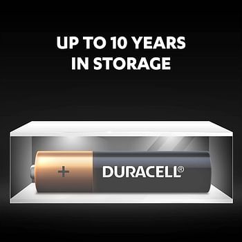 Duracell - AAA 1.5V Alkaline LR03 / MN2400 Batteries Long Lasting Power - Pack of 20 - 10 Years Shelf Life