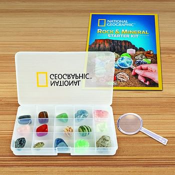 National Geographic Rock Plus Mineral Starter Kit, Multicolor
