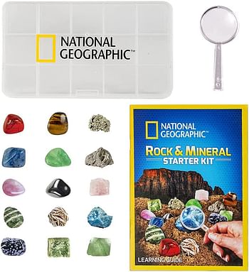 National Geographic Rock Plus Mineral Starter Kit, Multicolor