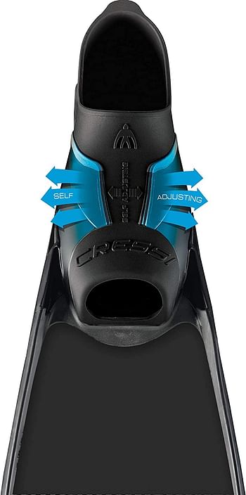 Cressi Gara Modular Impulse Fins New Freediving Long Blade Fins High Performance