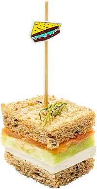 Yellow Bamboo Sandwich Skewer - 1000Ct Box - Restaurantware