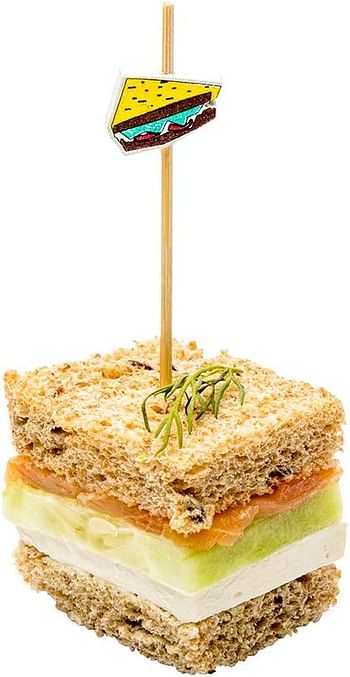 Yellow Bamboo Sandwich Skewer - 1000Ct Box - Restaurantware Multi color
