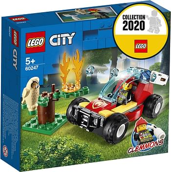 LEGO City 60247 Forest Fire Response Buggy with Firefighter -Multicolor