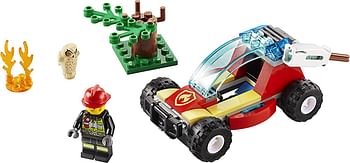 LEGO City 60247 Forest Fire Response Buggy with Firefighter -Multicolor