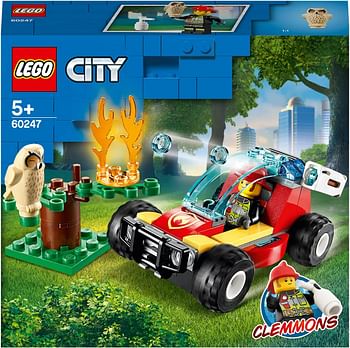 LEGO City 60247 Forest Fire Response Buggy with Firefighter -Multicolor