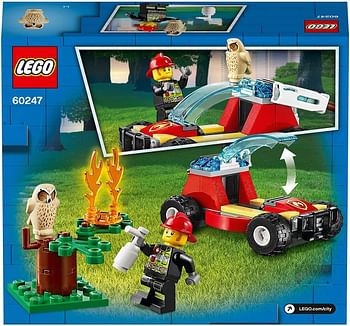 LEGO City 60247 Forest Fire Response Buggy with Firefighter -Multicolor