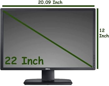 Dell P2212HB Full HD 22 inch LED Backlit Monitor, 1080p at 60 Hz, VGA & DVI, USB 2.0 Downstream, USB 2.0 Upstream, 16.7 Million Colors, 178 Degree Viewing Angle, 60/80 Refresh Rate