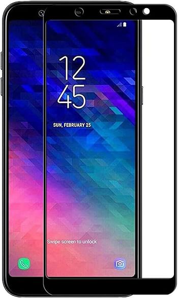 Samsung Galaxy A6 (2018) Full Cover 3D Tempered Glass Screen Protector - Black