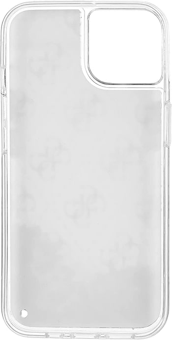 Guess Liquid Glitter Case 4G Pattern Gradient Background For Iphone 13 (6.1") - Iridescent