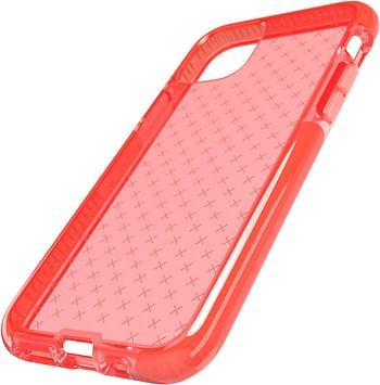 Tech21 Evo Check Phone Case For Iphone 11 Pro - Coral - Antimicrobial Properties With 12 Ft Drop Protection