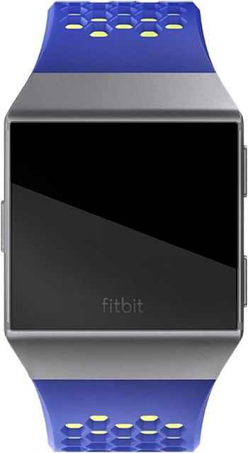 Fitbit Ionic Accessory Sport Band Blue-Yellow/Small (5.5 – 6.7 In)