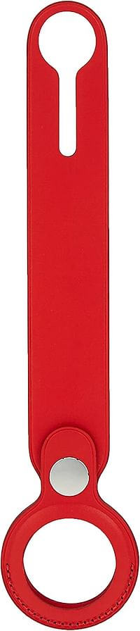 Apple AirTag Leather Loop -RED