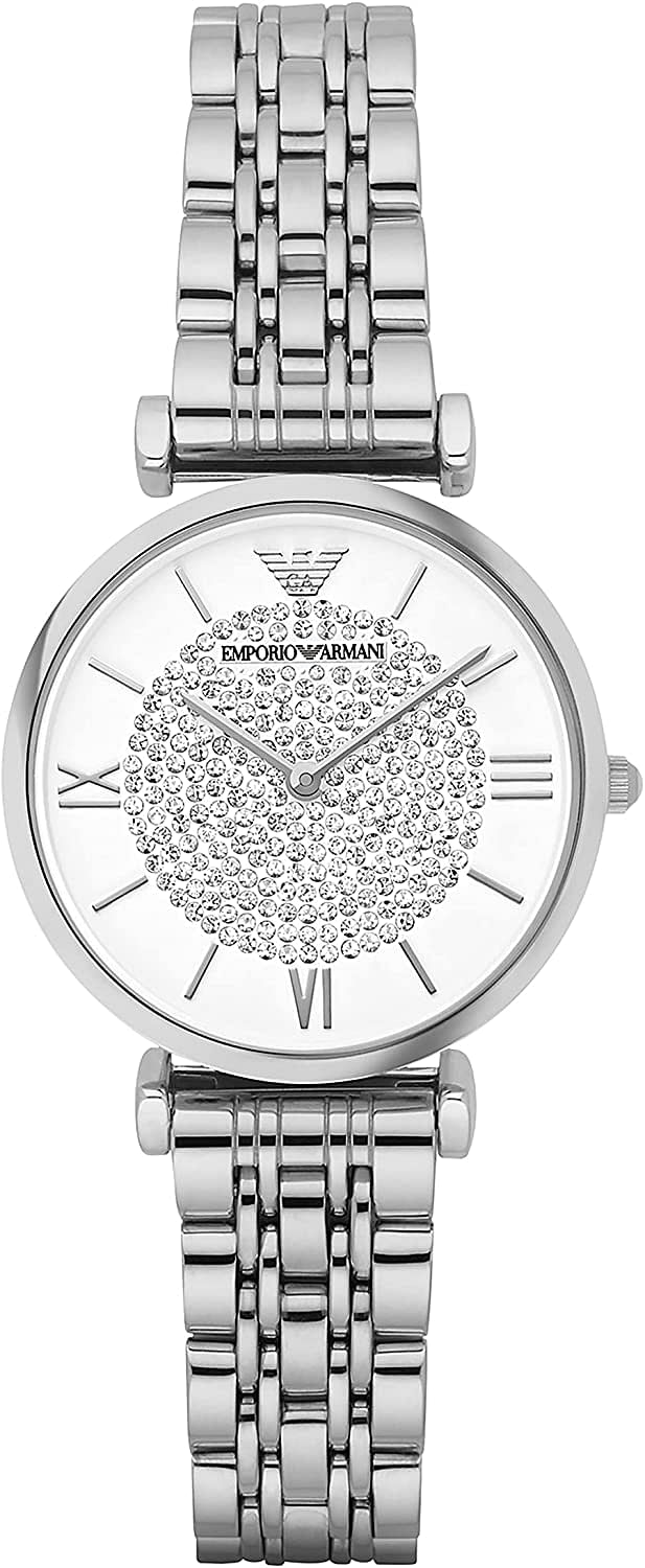 Emporio Armani Women's Two-Hand, Stainless Steel Watch, AR1925, 32mm case size