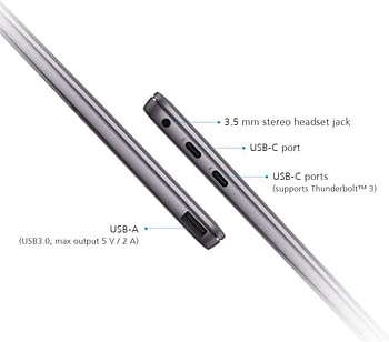 Huawei Matebook X Pro, i5-8th Gen 8GB RAM, 256GB SSD ENG Keyboard - Mystic Silver