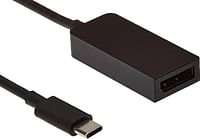 Microsoft Jvz-00005 Usb-C Displayport Black - Cable Interface/Gender Adapters (Usb-C, Displayport, Male/Female, 0.16 M, Black)