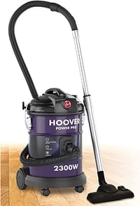 Hoover Power Pro Tank Vac Vacuum Cleaner 2300W 22L HT85-T3-ME - Purple