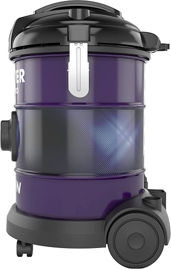 Hoover Power Pro Tank Vac Vacuum Cleaner 2300W 22L HT85-T3-ME - Purple