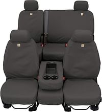 Covercraft Carhartt Seatsaver Custom Seat Covers | Ssc2509Cagy | 1St Row Bucket Seats | Compatible With Select Toyota Tacoma Models, Gravel