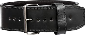 Adidas Unisex's Leather Weightlifting Belt, Black, S (22-32 Inch)