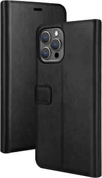 Viva Madrid Finura Synthetic Leather Case For Apple iPhone 13 Pro (6.1") - Black